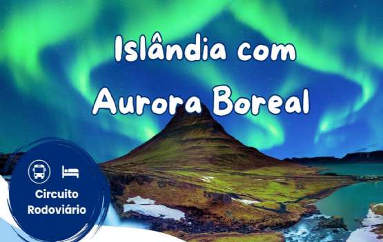 Islândia com Aurora Boreal